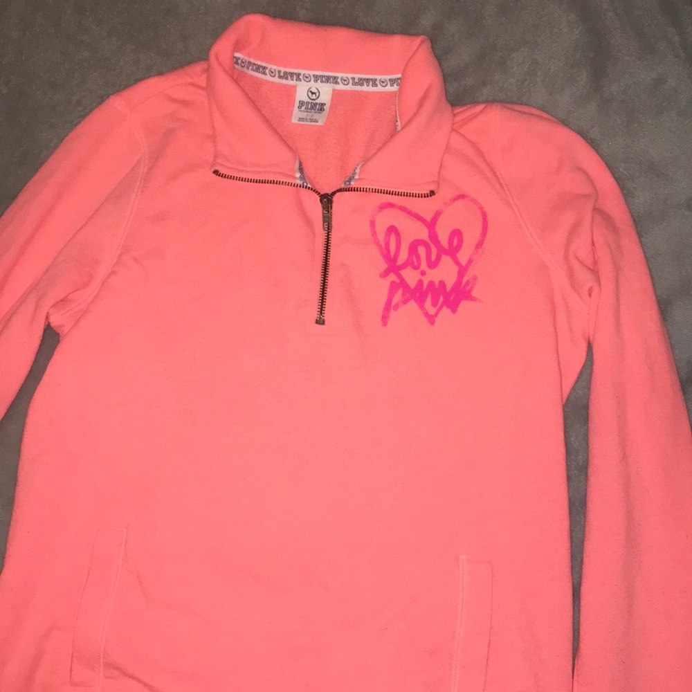 PINK Victoria secret half zip up